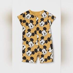 H&M Disney Mickey Mouse 9 Months Bodysuit
